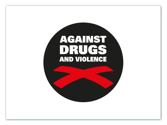 Against Drugs and Violence Logo
