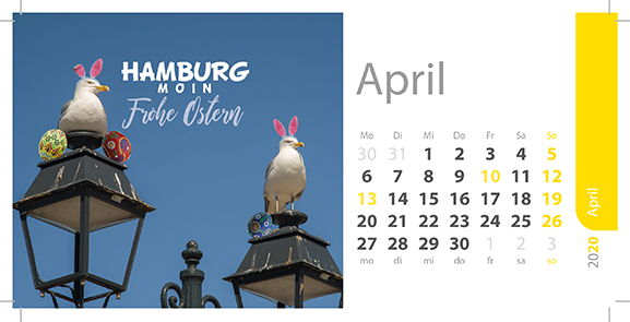 Kalender April 2020